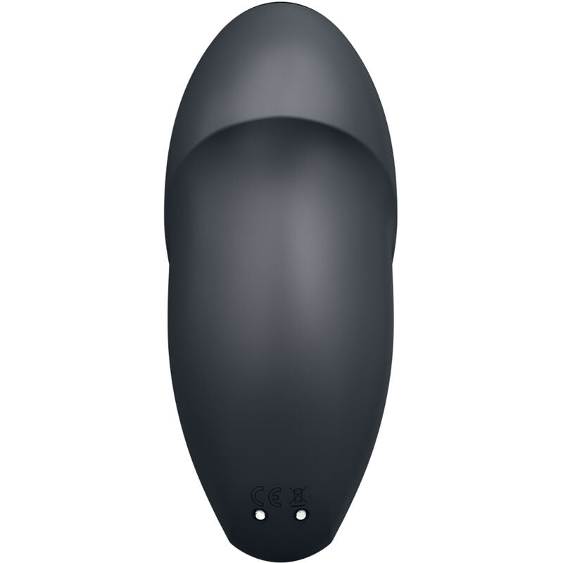 SATISFYER - TAP & CLIMAX 1 VIBRATEUR LAY-ON NOIR