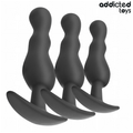 ADDICTED TOYS - LOT DE 3 PLUG ANAL MODÈLE 1
